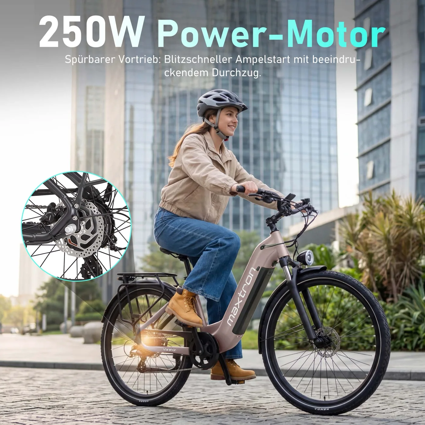 250 Watt Rückenwind, Maxtron Marathon
