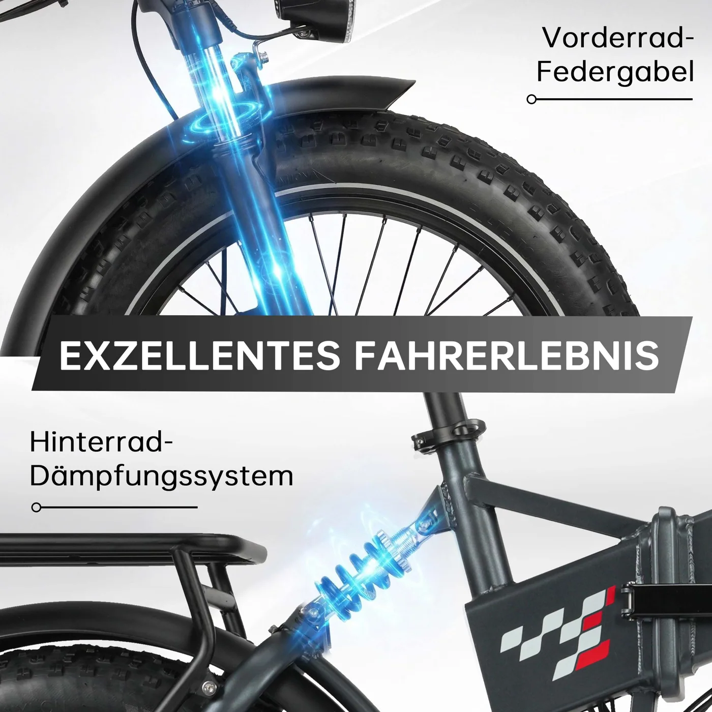 Federung schluckt Unebenheiten, Maxtron Polaris