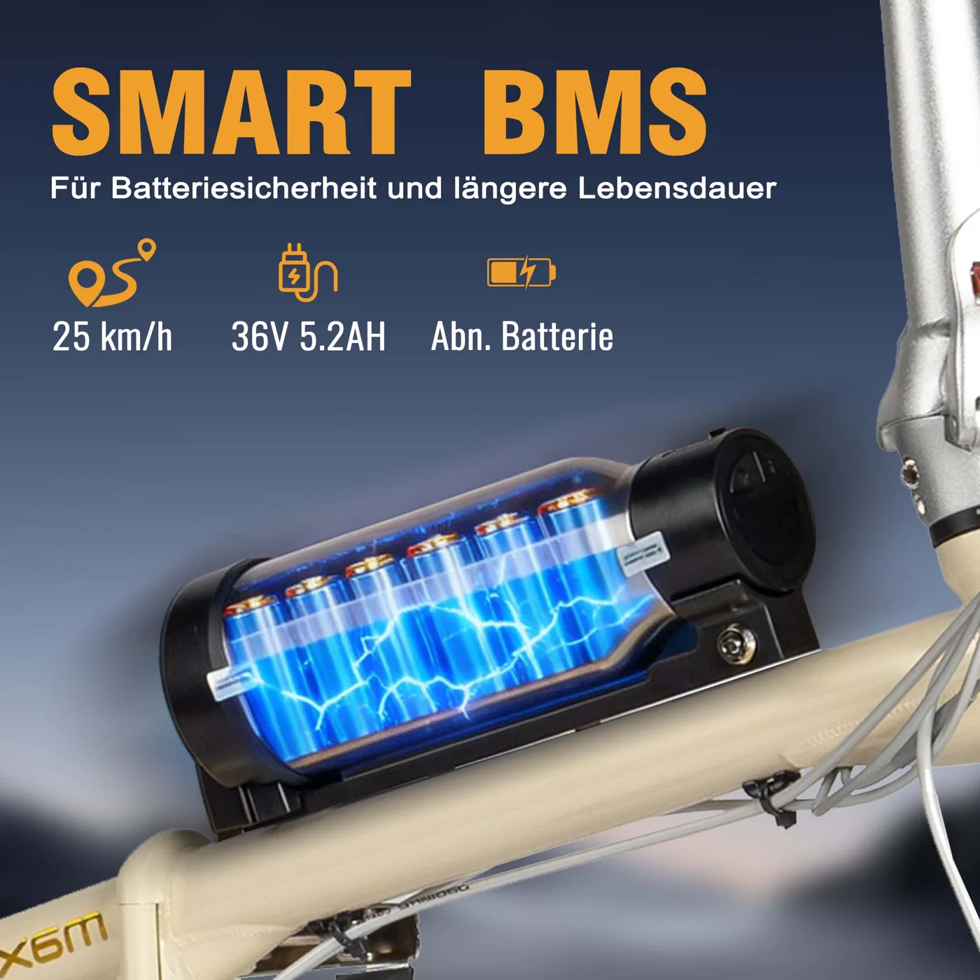 Herausnehmbarer Akku, Maxtron Smart 20